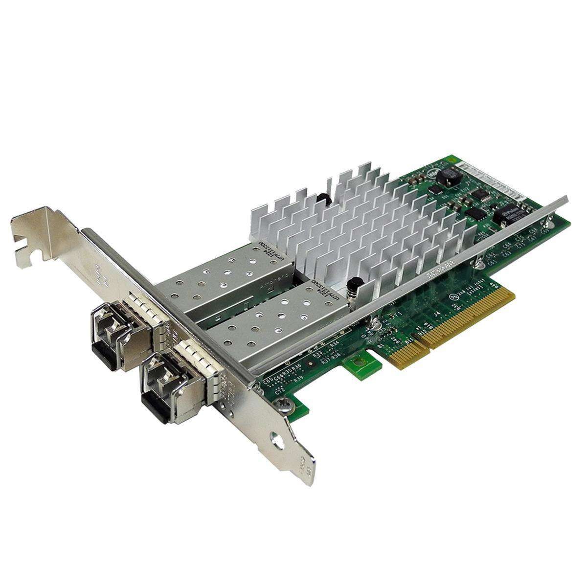 DELL Intel X520-DA2 Dual Port 10G SFP+ PCIe x8 Network Card 0XYT17 FP +GBICs FP
