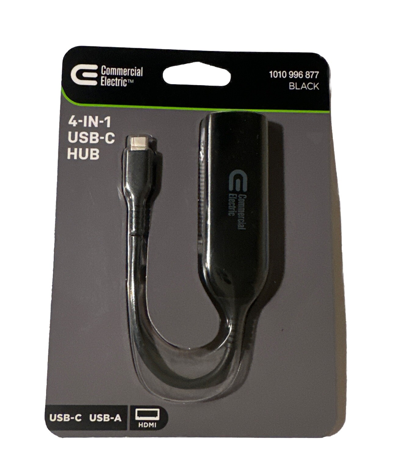 Commercial Electric 4 in 1 USB-C HUB (USB C to HDMI + USB3.1 + PD + USB2.0)