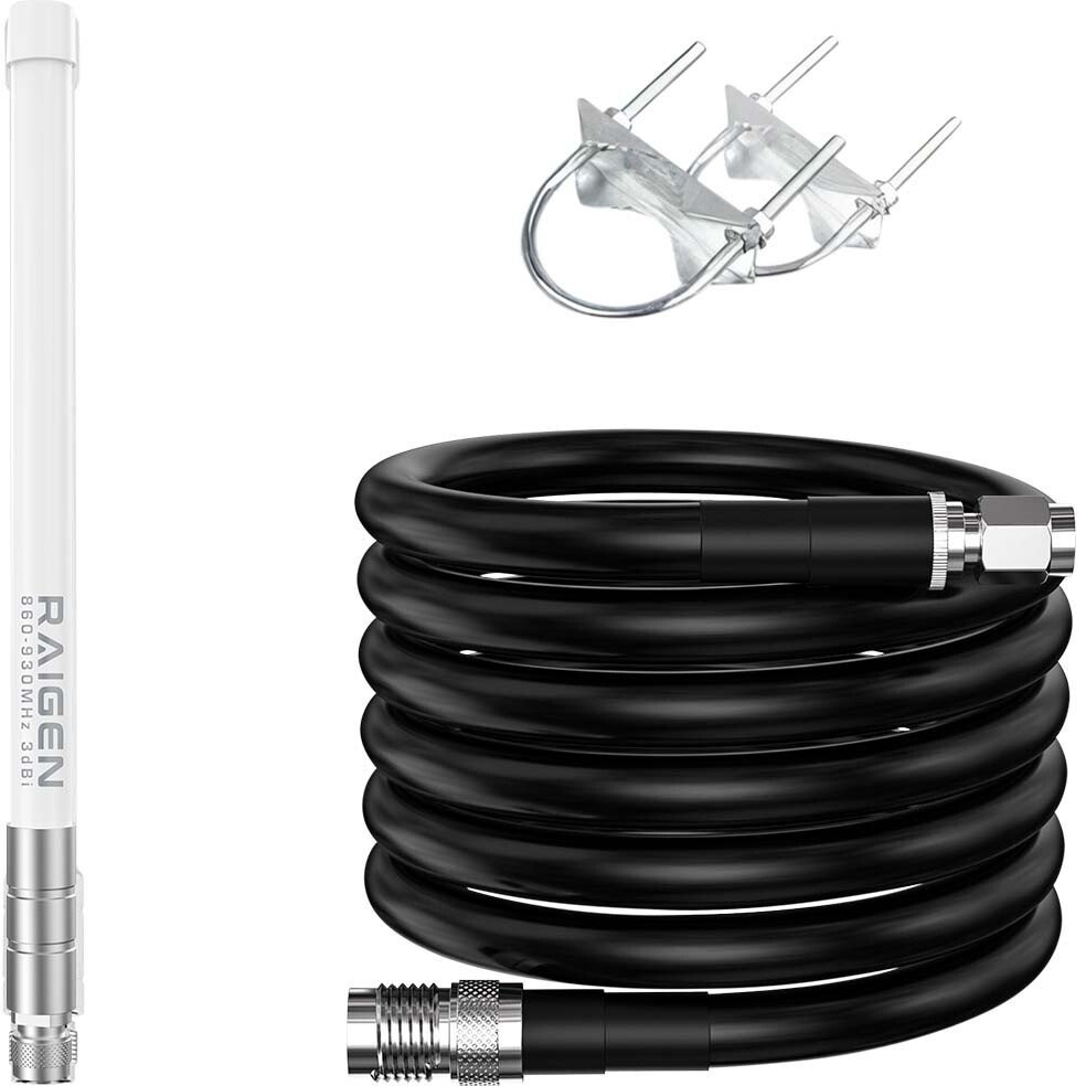 Helium Miner Antenna LoRa 915mHz Omni-Directional HNT Hotspot Raigen 400 Cable 