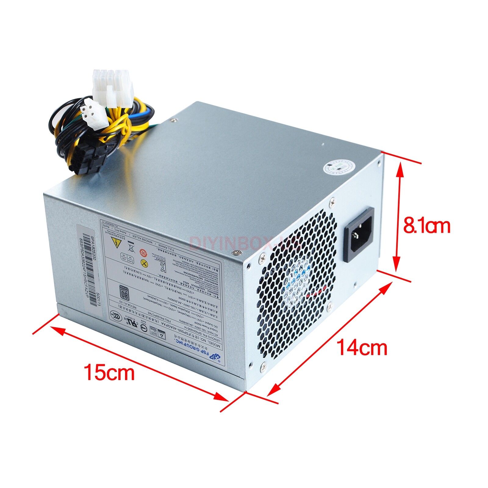New 500w 10 pin For Lenovo P300 P310 P320 P410 FSP500-40AGPAA Power Supply