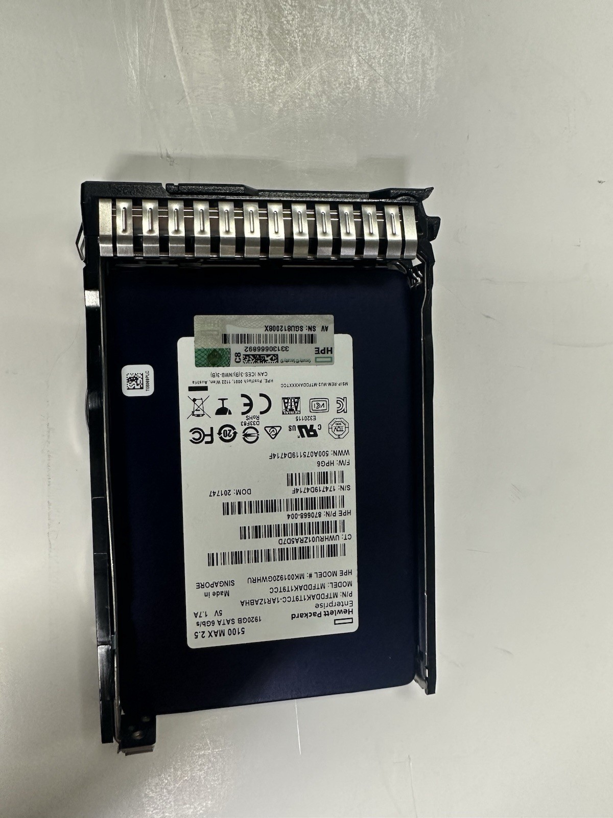 Micron 5100 Max 1.92TB SATA 2.5" SSD MTFDDAK1T9TCC MTFDDAK1T9TCC-1AR16ABYY