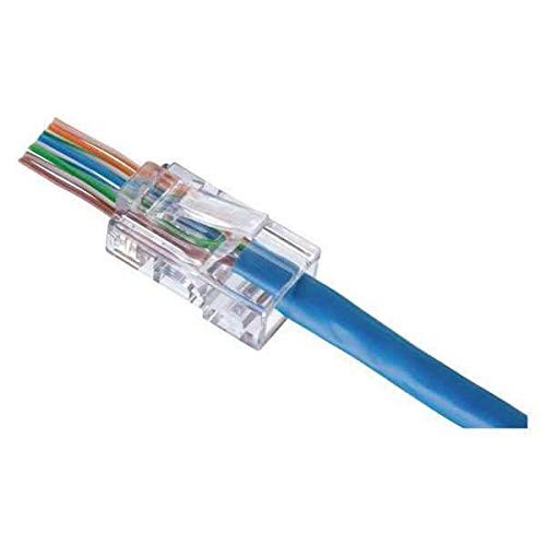 IDEAL INDUSTRIES INC. 85-371 8P8C Single Piece Modular Plug, Feed-Thru Design