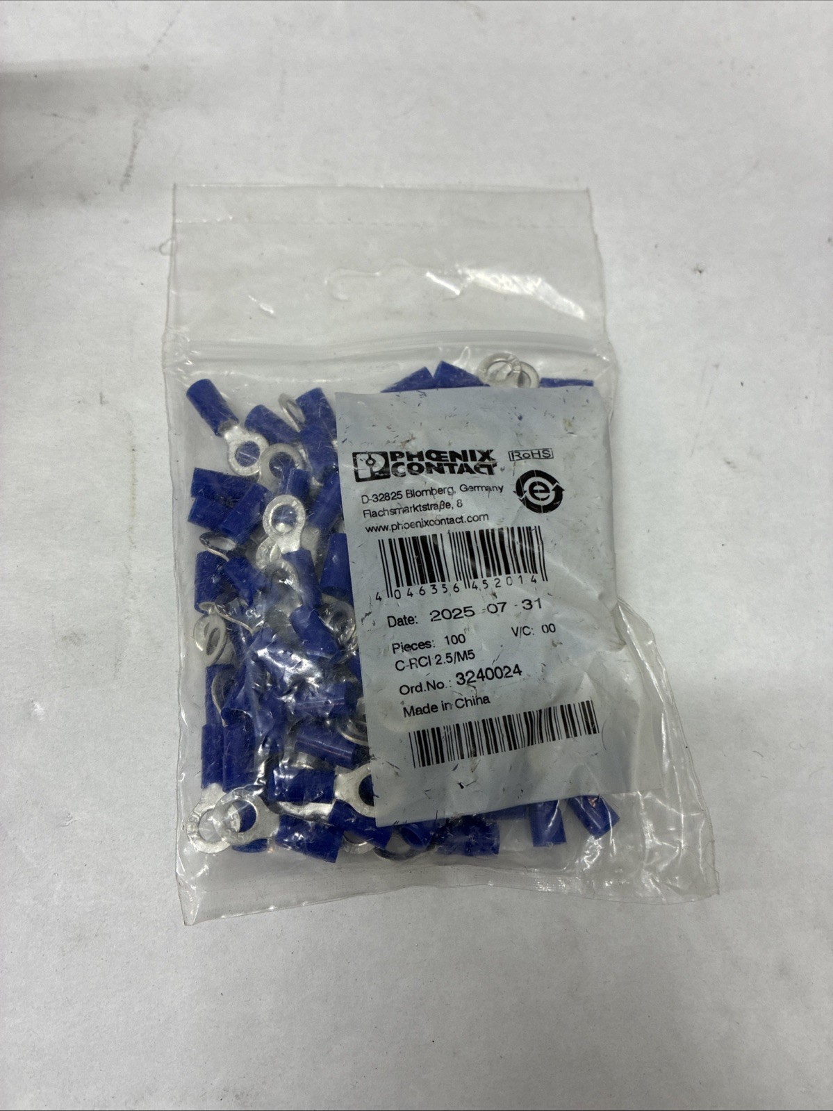Phoenix Contact 3240024  Bag Of 100