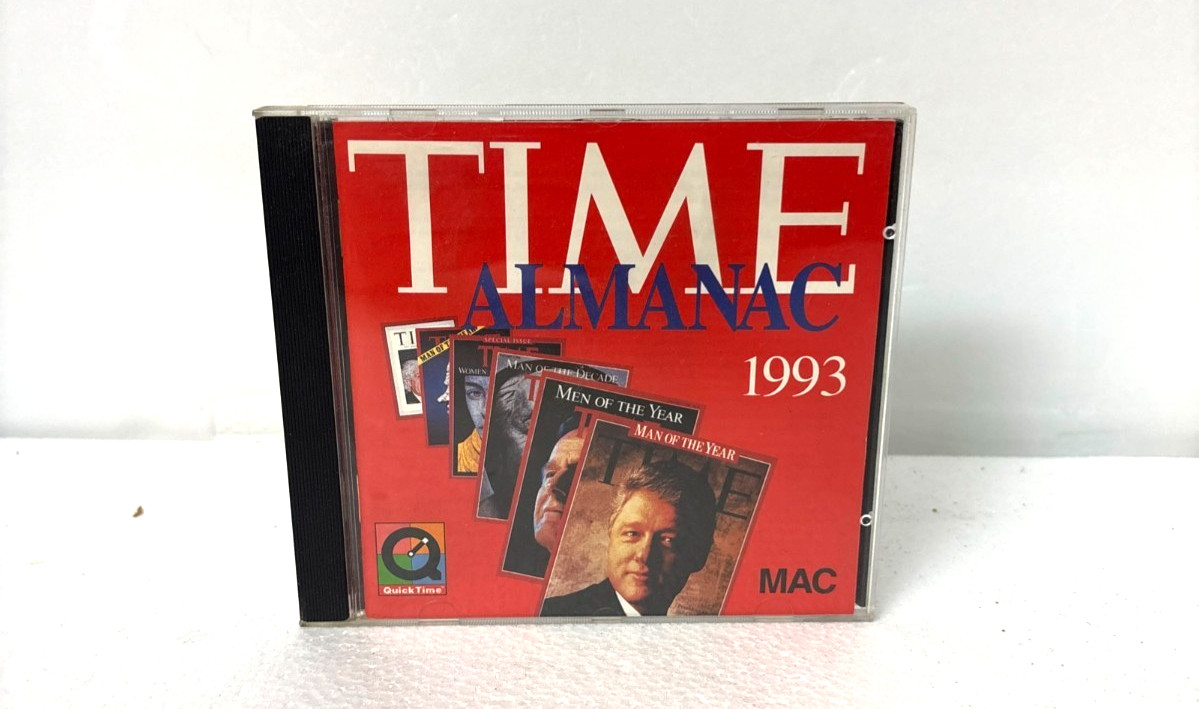  Time Magazine Almanac 1993 PC CD - Good Condition