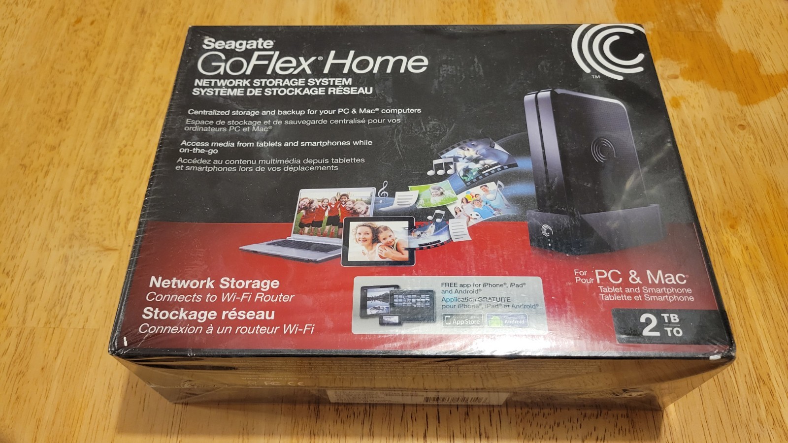 Seagate FreeAgent GoFlex Home 2TB Network Storage System Brand New Sealed