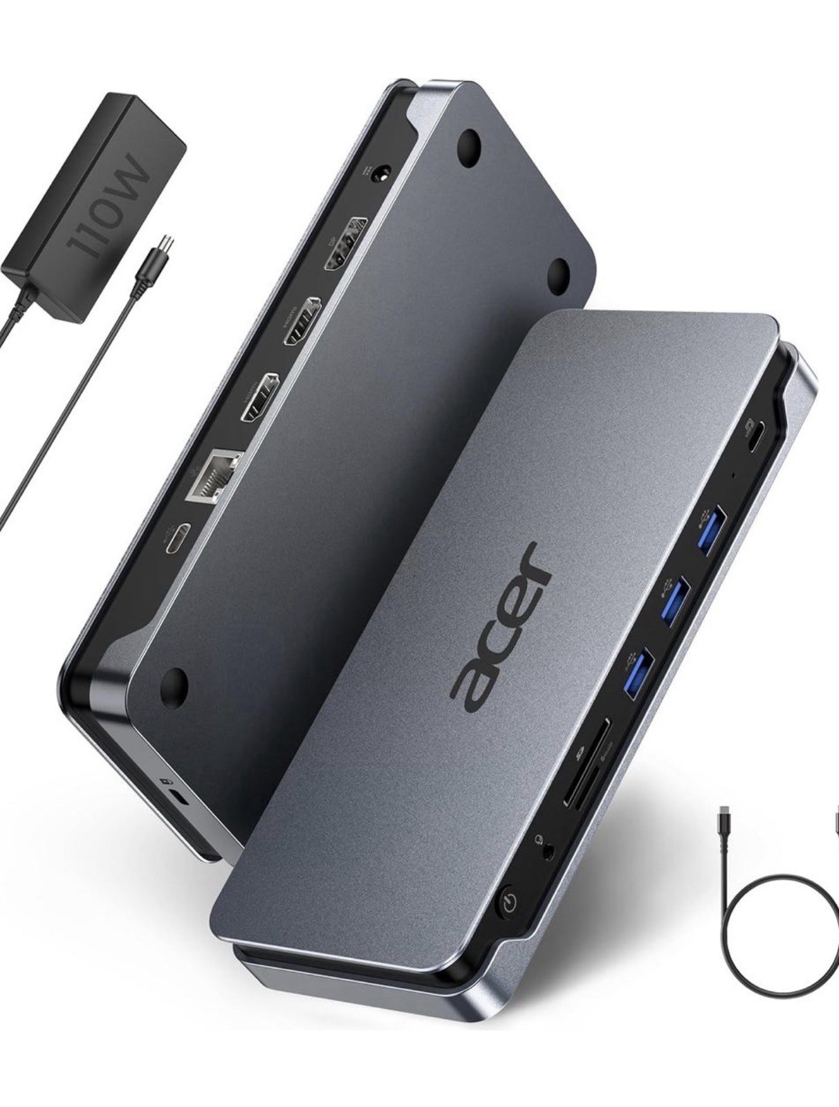 Acer Premium 13-in-1 Docking Station with 110W PD & Triple Monitor Support | ...