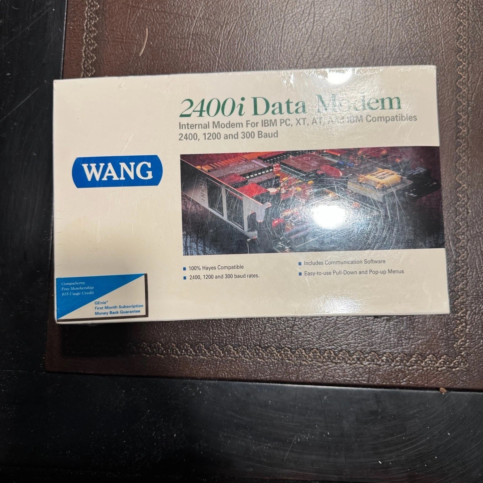 Vintage WANG 2400i Internal Modem IBM PC XT AT 300/1200/2400 Baud Sealed