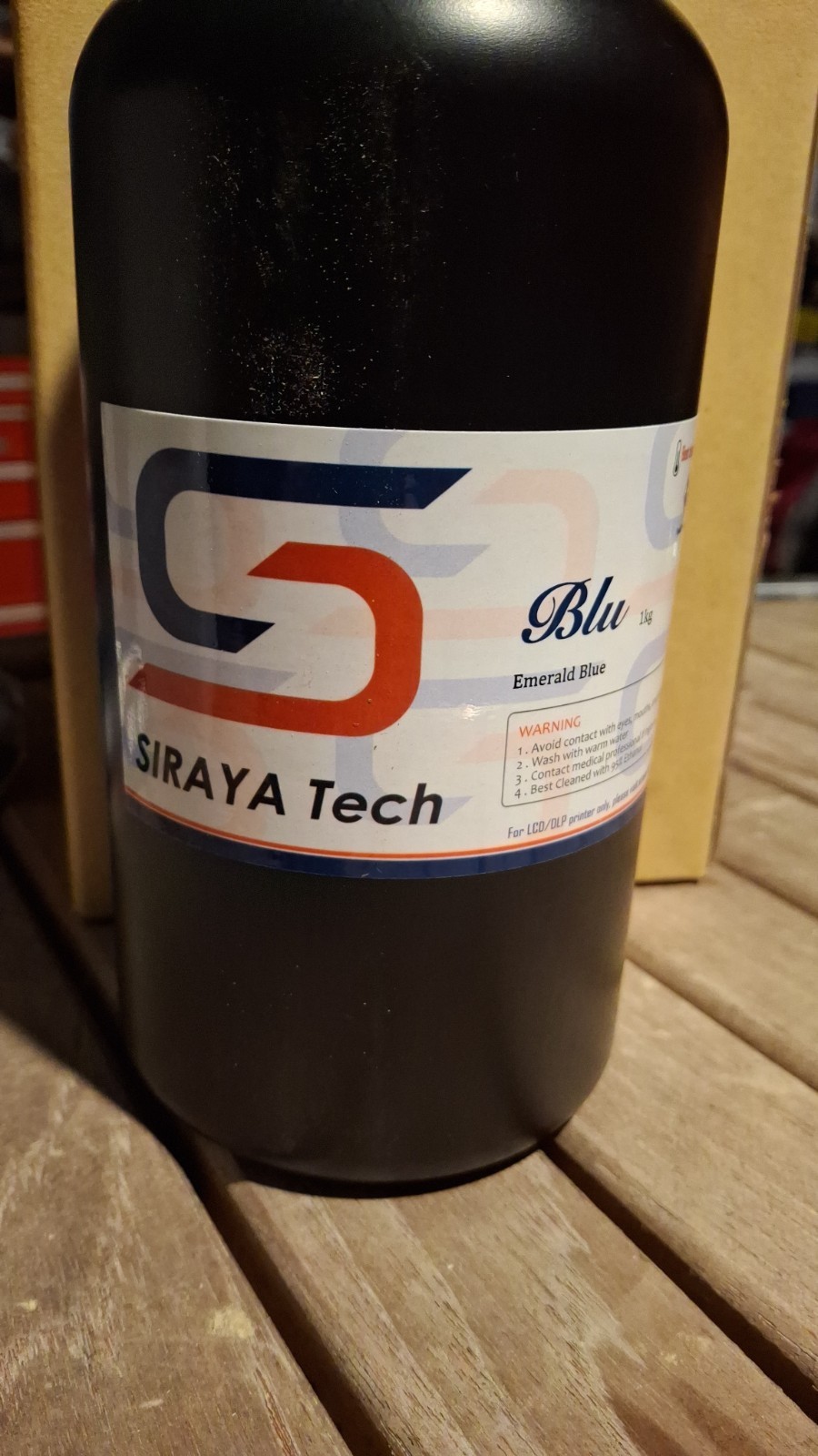 Siraya Tech Emerald Blue Strong Resin 1000g 