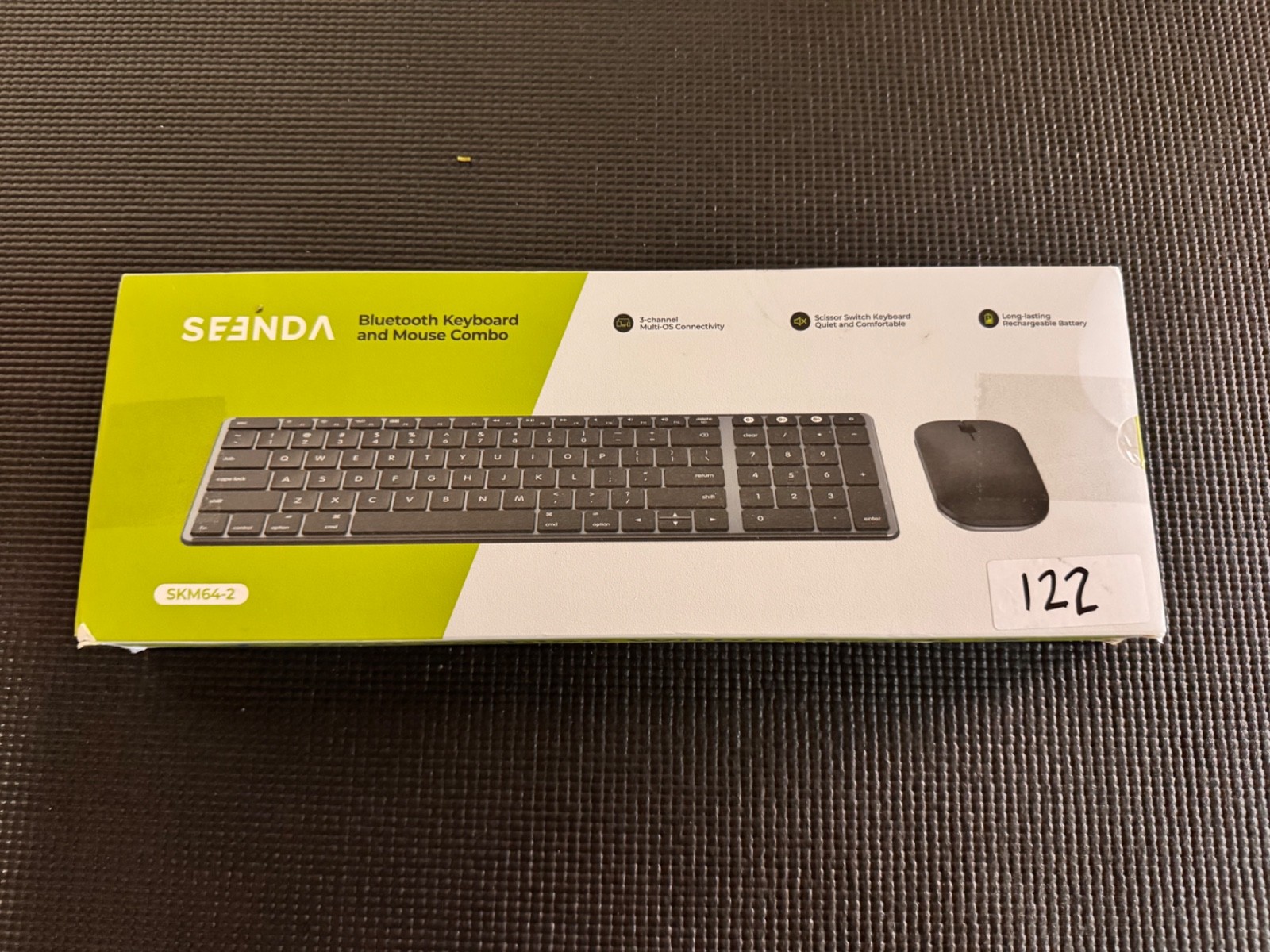 SEENDA SKM64-2 Bluetooth Keyboard and Mouse Combo For MacOS, IOS