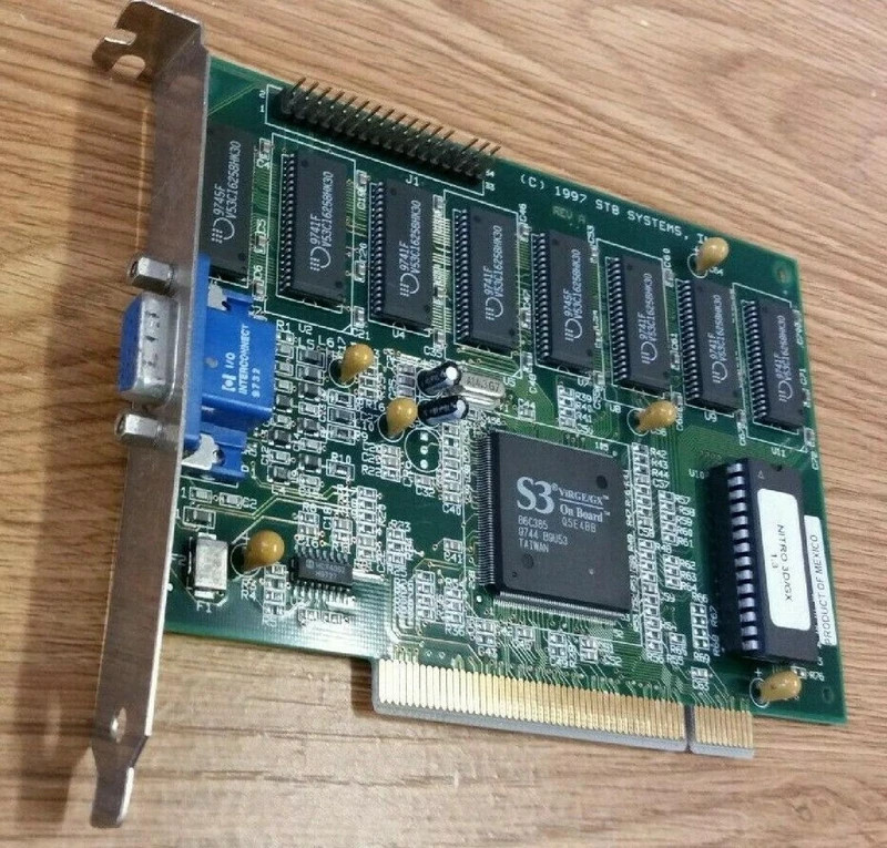 210-0262-001 gateway 2000 stb systems inc 8MB pci video card nitro 3D/GX edo wi