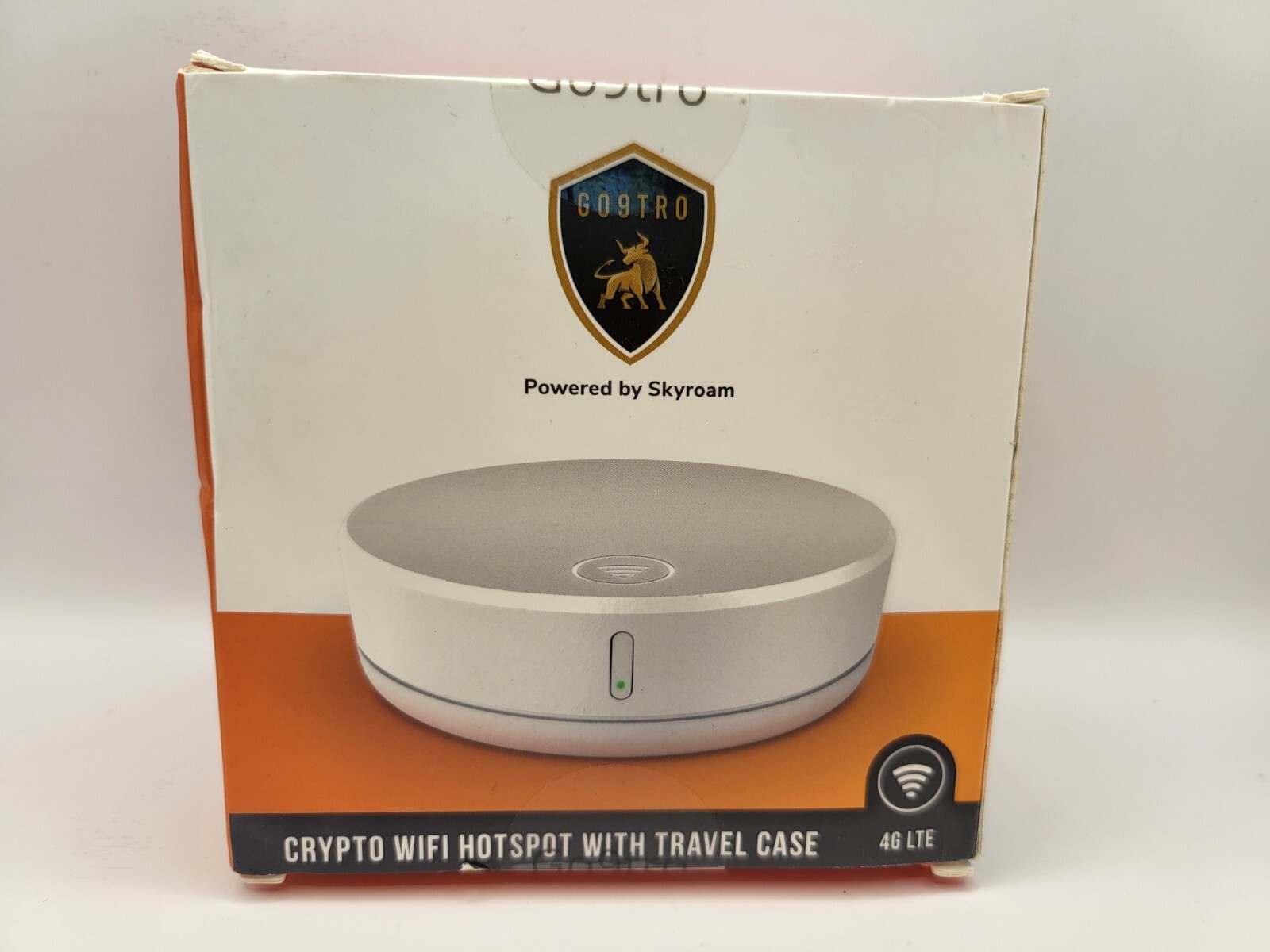 GO9TRO Skyroam Crypto WiFi Hotspot with Travel Case (New)