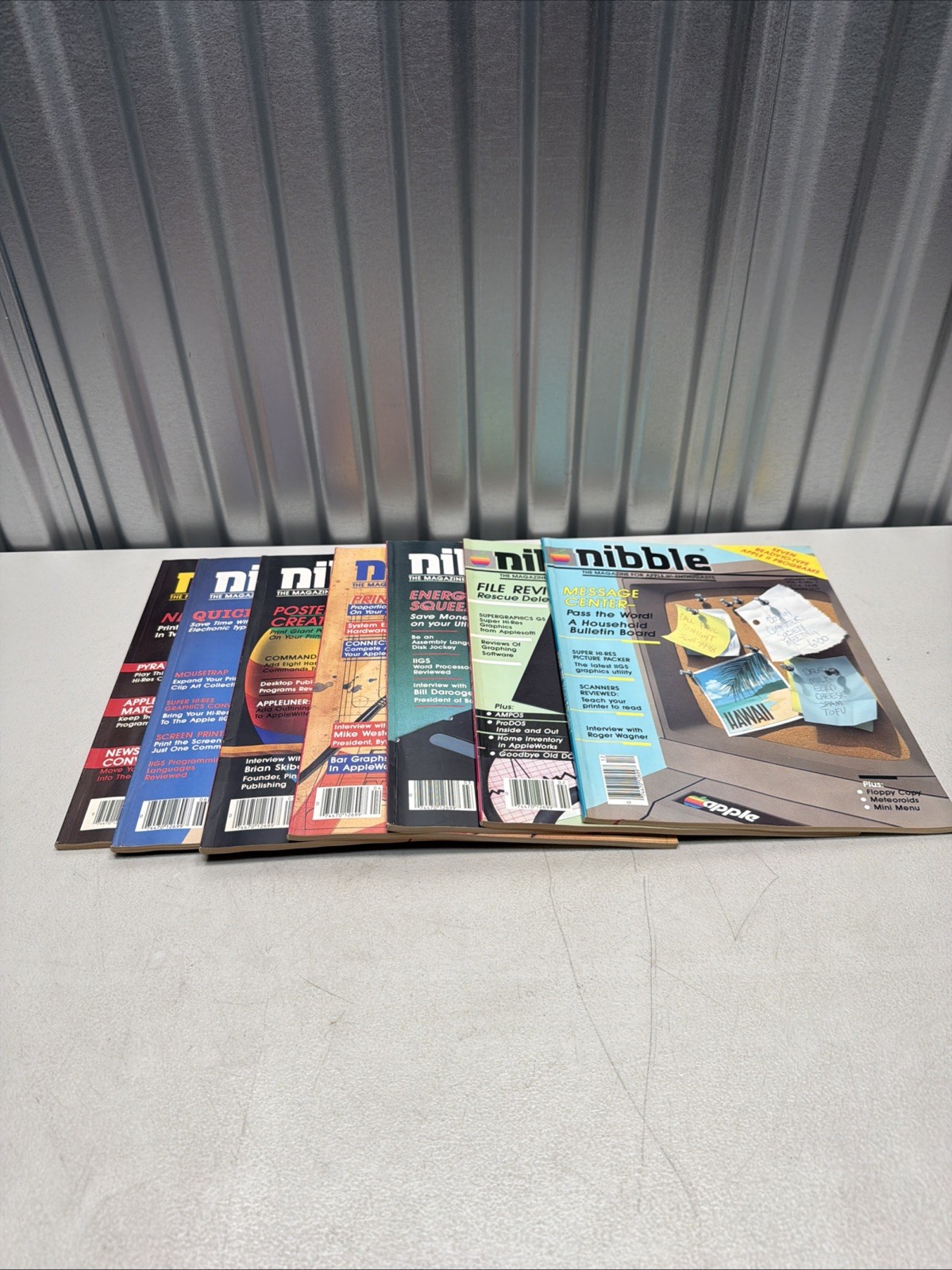 Nibble Apple II Enthusiast Magazines 1988 Vol. 9 Issues 1-7