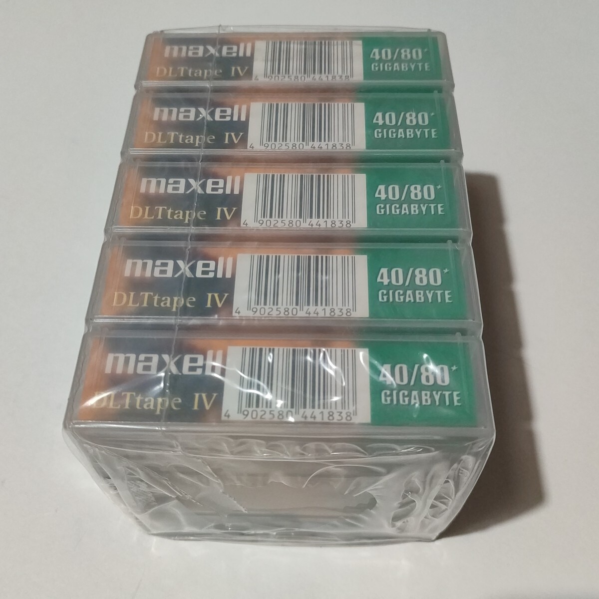 🟢 Pack of 5 x Maxell DLT4 DLTtape IV Data Tape Cartridges 40/80GB SEALED
