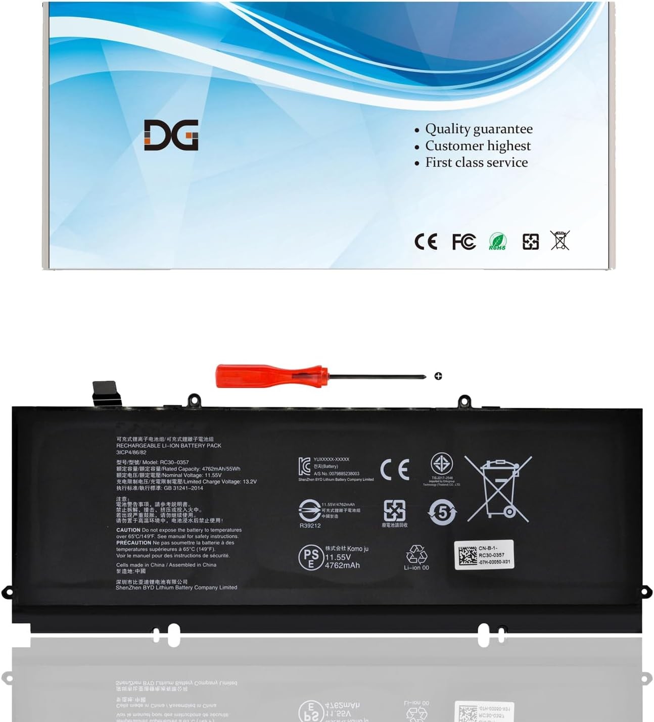 RC30 0357 Laptop Battery Replacement for Razer Book 13 Razer Book 13 Core I7 13