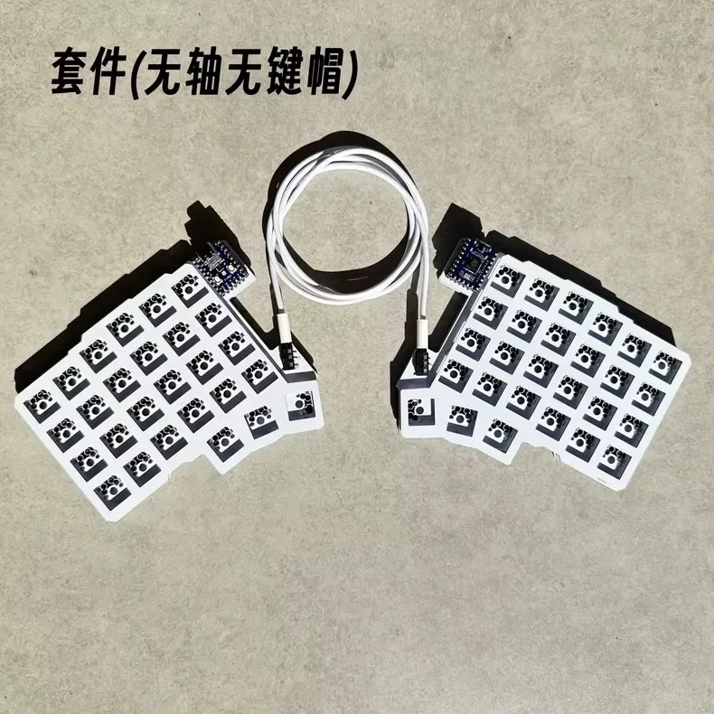 Silakka54 54 Keys Split Ergonomic Gaming Keyboard Hot Swap RP2040 QMK VIAL
