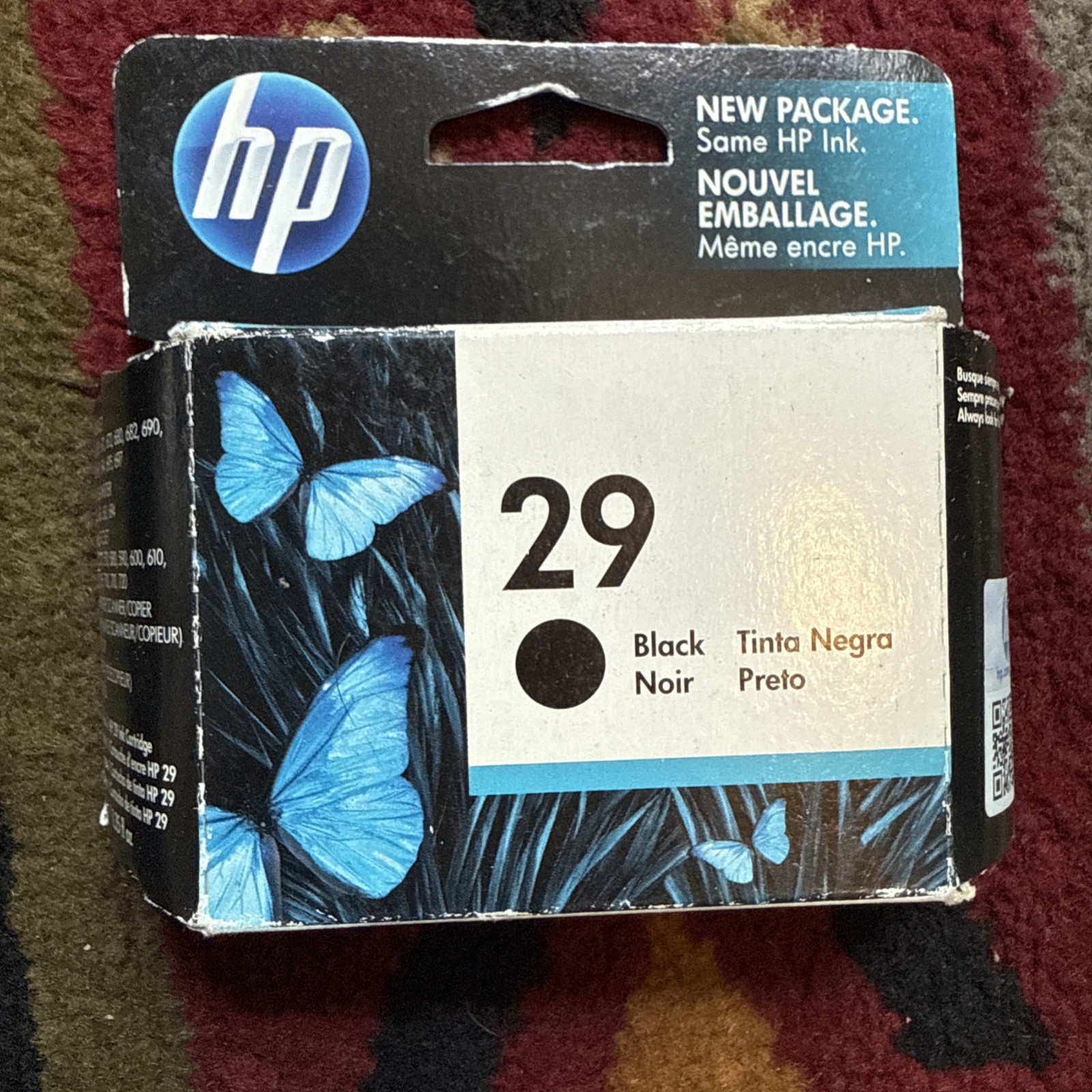 HP 29 Black InkJet Printer Cartridge 51629A - Expired - NEW - NIP - Sealed