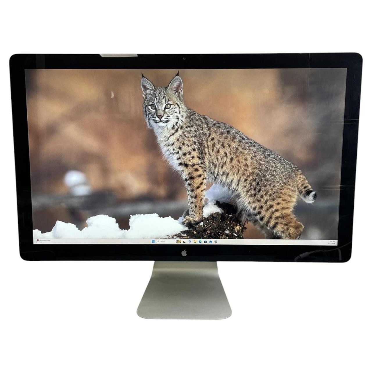 APPLE 27" Cinema Display Monitor A1316, 2560 x 1440, Built-in Speakers, USB Hub