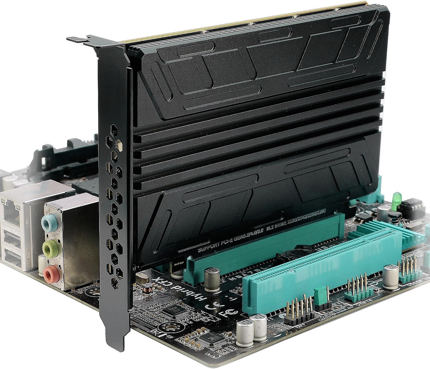 NMVe Quad PCIe Card - Generation 5 - Speeds Up to 128Gbps