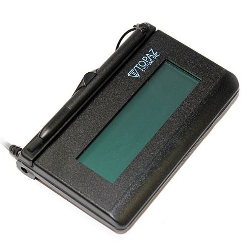 Topaz Signaturegem T-L462 Electronic Signature Pad Pen T-LBK462-B-R
