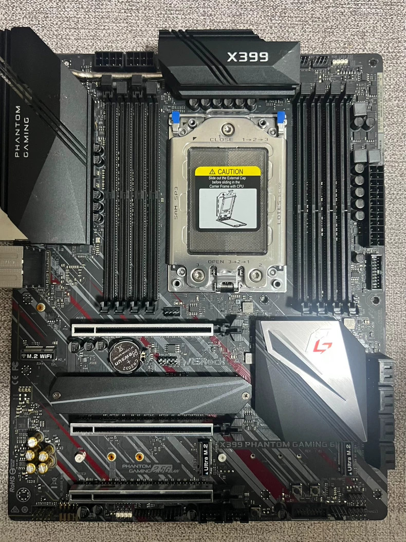 ASRock X399 Phantom Gaming 6 TR4 Motherboard 8xDDR4 128GB ATX