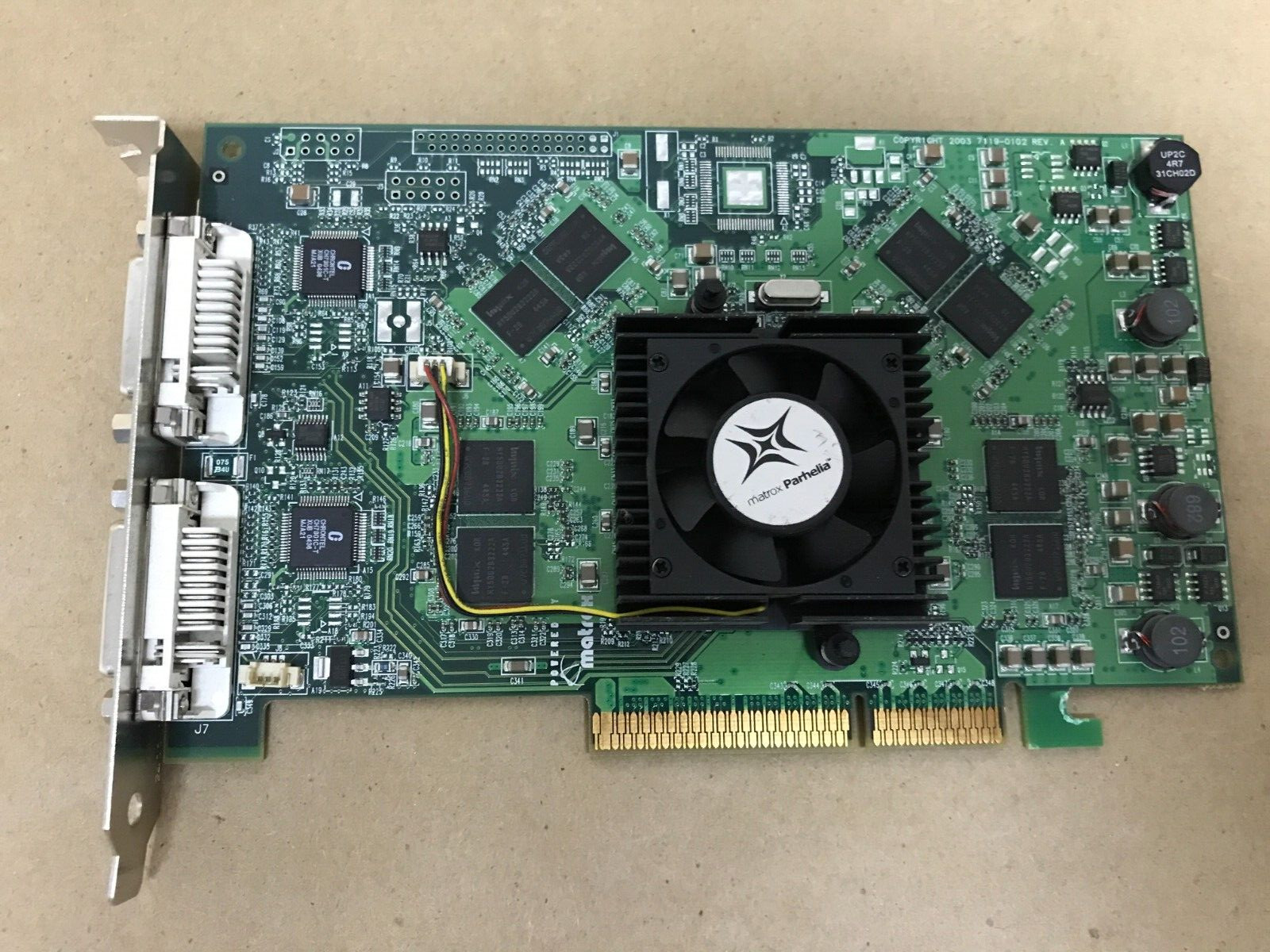 Matrox Parhelia MGI PH-E128APVF 128MB Graphics Card PCIe Dual DVI