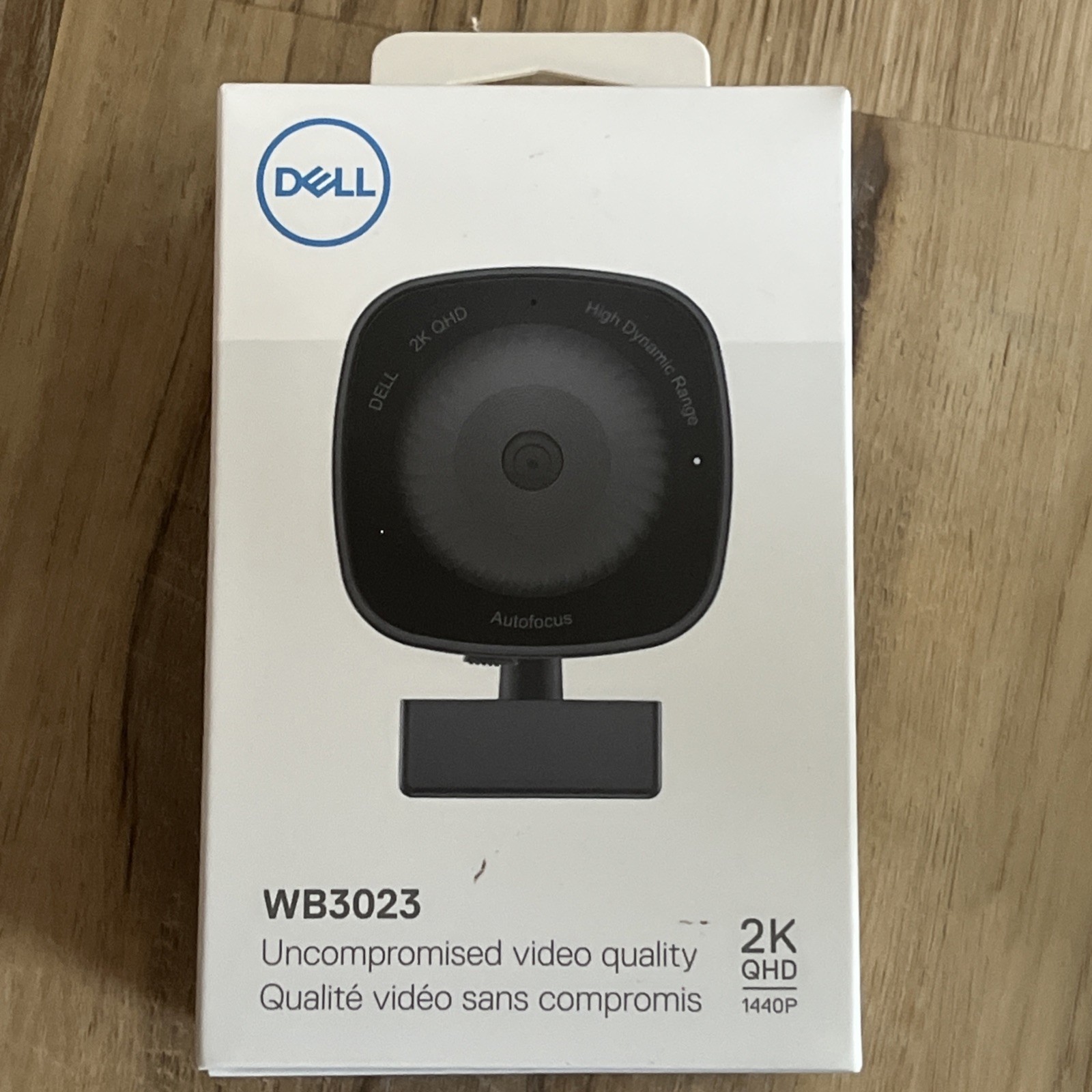 NEW Dell WB3023t 2K QHD (2560 x 1440) 24 30 fps USB Noise Reduction Mic 0JP1P2
