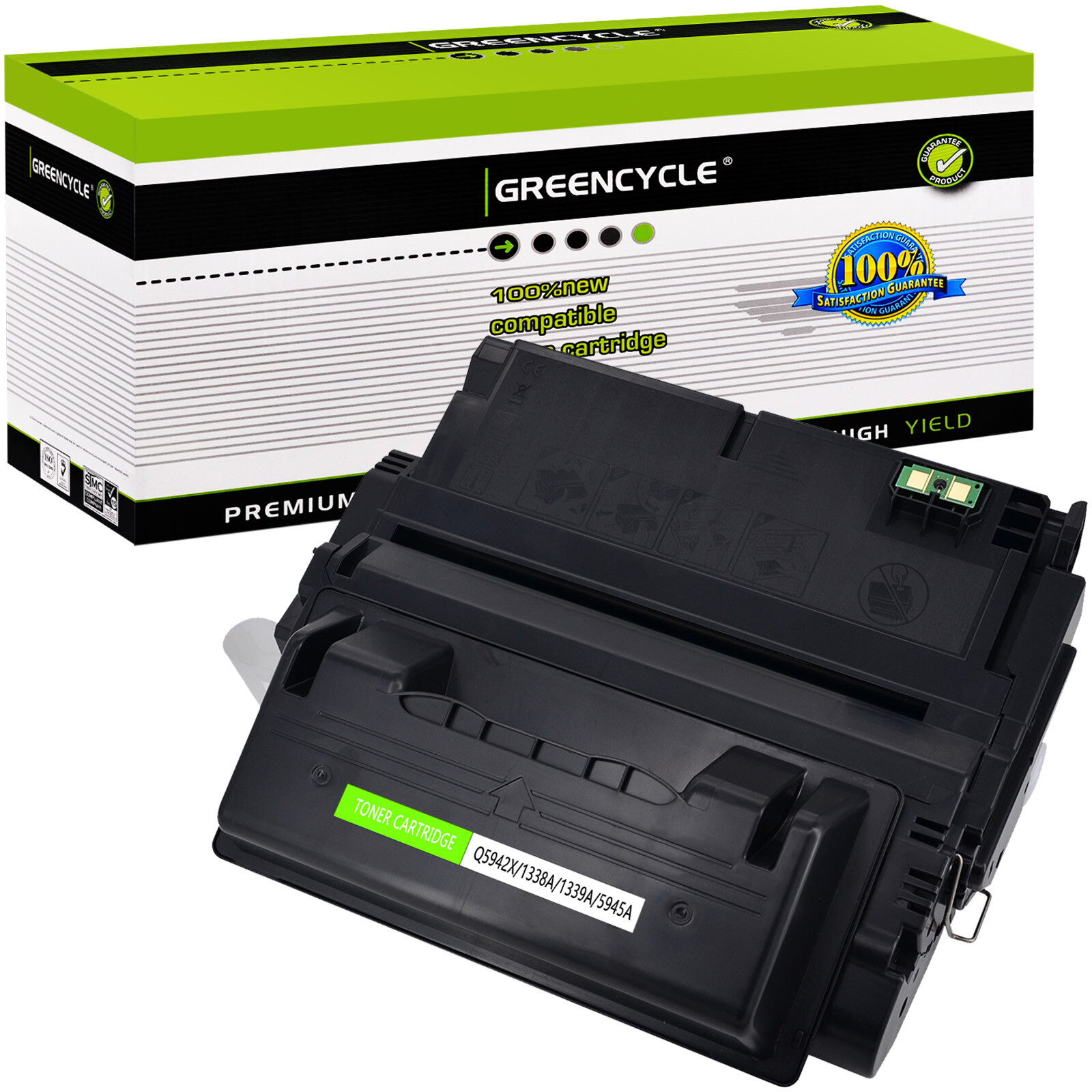1PK Black Q5945A 45A Toner Cartridge for HP 4345xm 4345x MFP M4345 High Yield