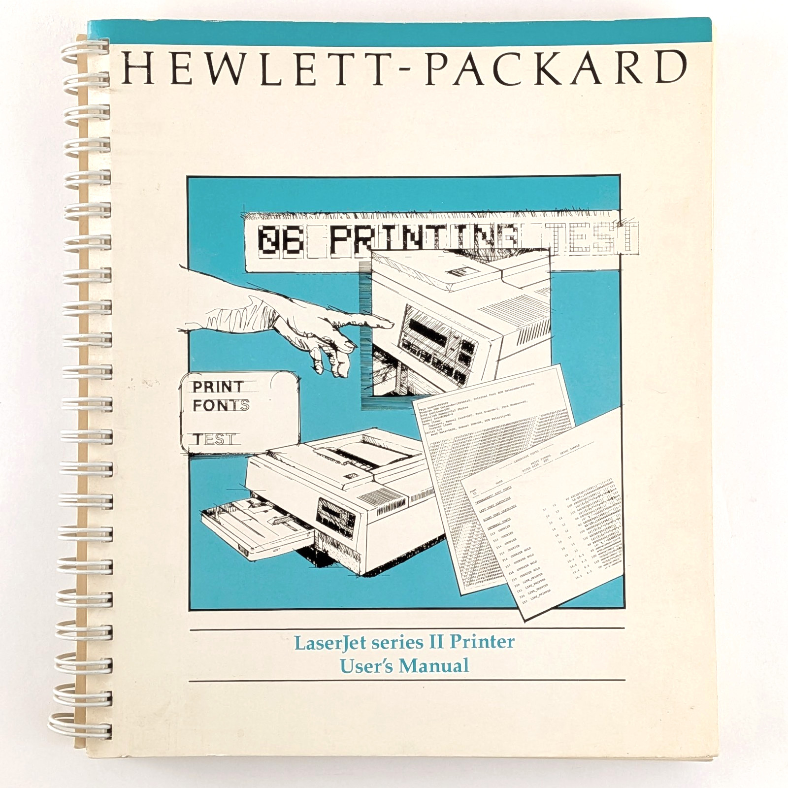 HP LasetJet Series II Printer User Manual 1987 - Vintage Hewlett-Packard