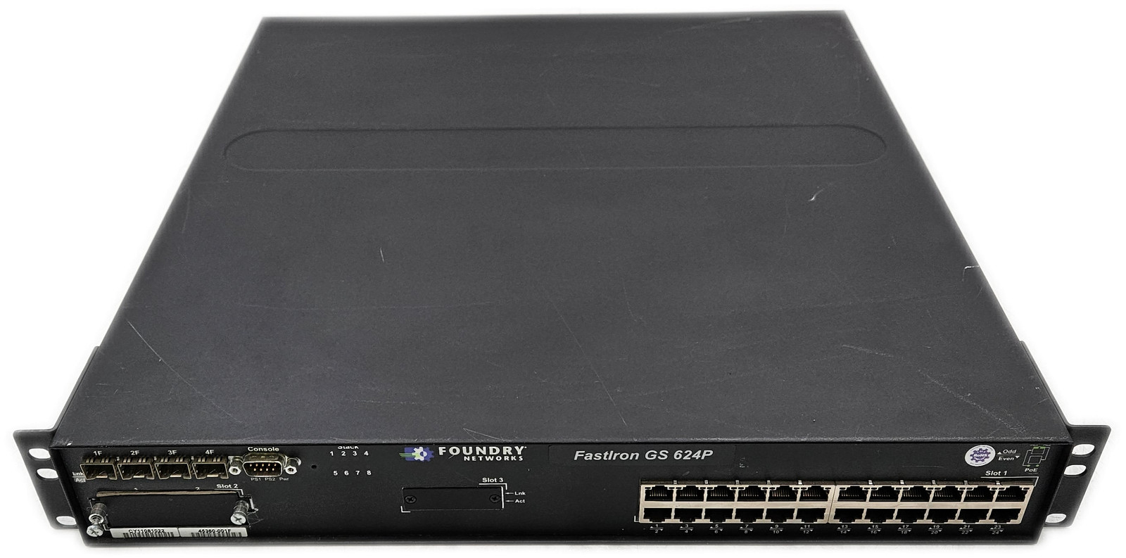 Foundry FastIron GS624P 24-Port Gigabit PoE Managed Switch