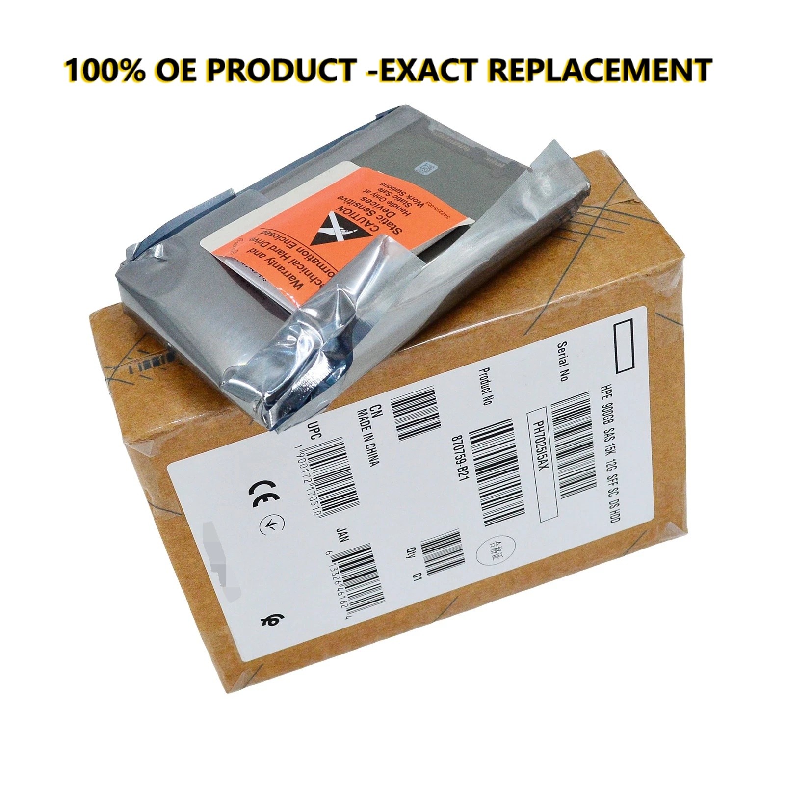 New For 870795-001 HPE 900GB 12G SAS 15K ENT 2.5" DS HDD Server 870759-B21