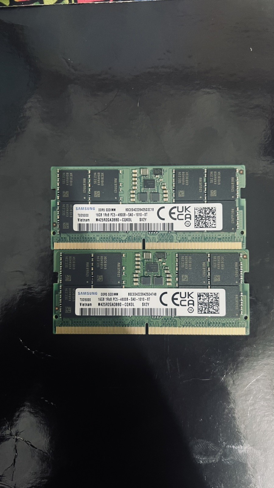 Samsung 32GB 1Rx8 PC5-5600B DDR5 5600MHz SODIMM Laptop Memory 2x16gb