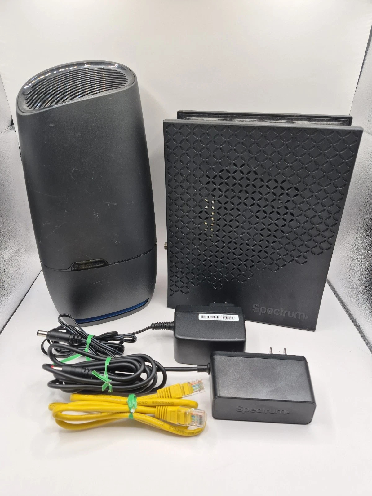 New-Spectrum Wi-Fi 6 Router & Modem-Power Supply and Cables