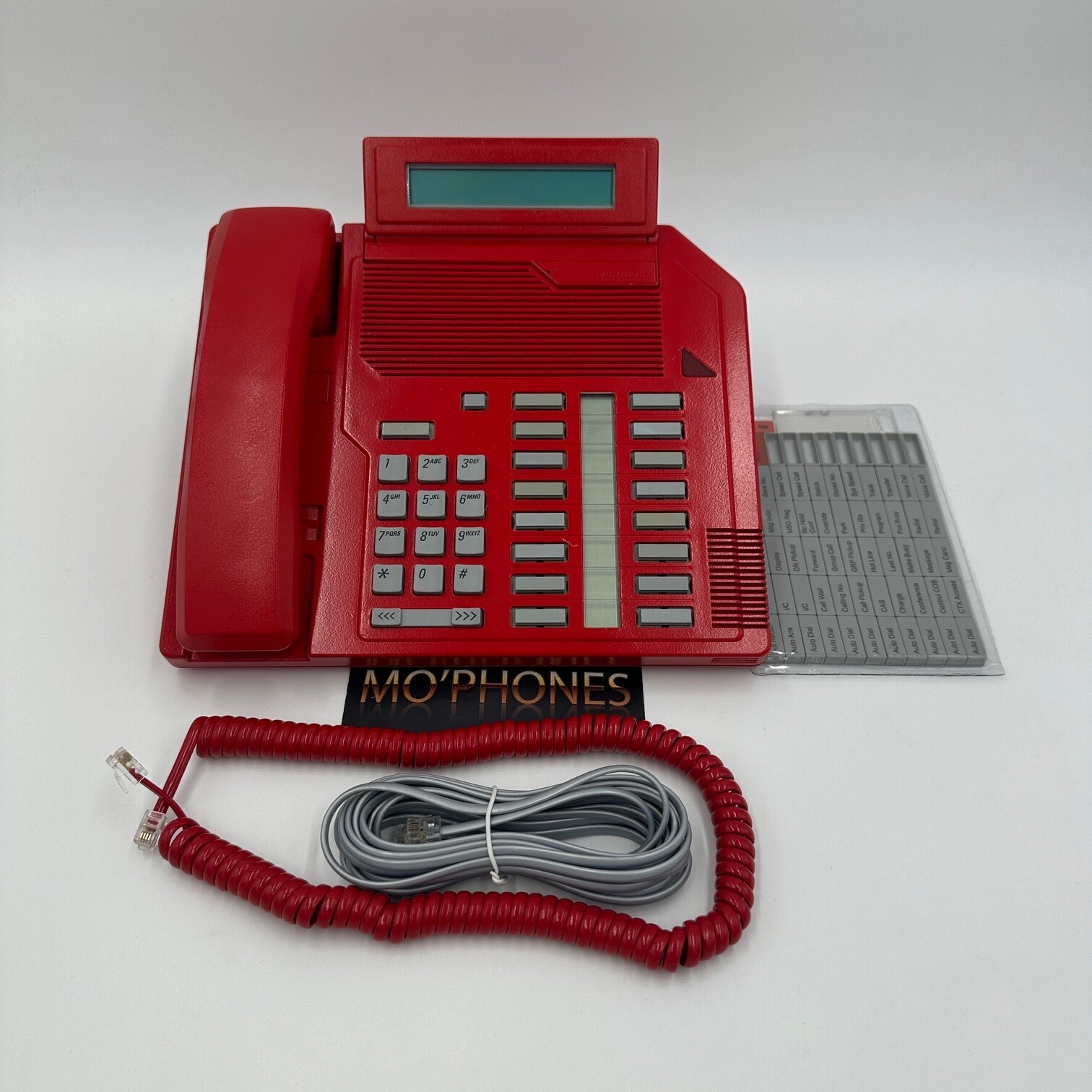Nortel Meridian M5316 Display Phone - RED - Newly Painted