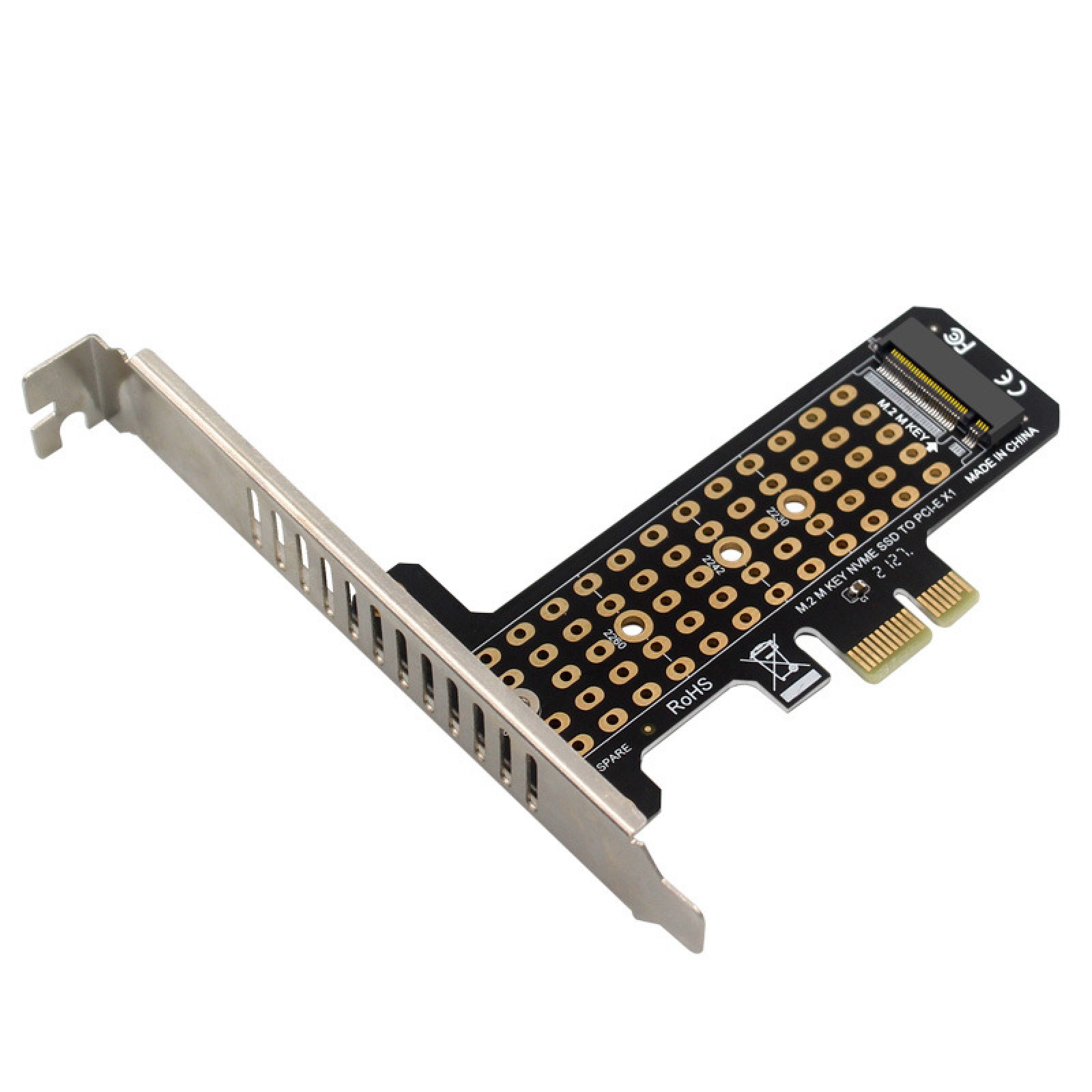 New PH41-X1 M.2NVME SSD To Pciex1 Expansion Card for Pcie4.0 2230 2242 2260 2280