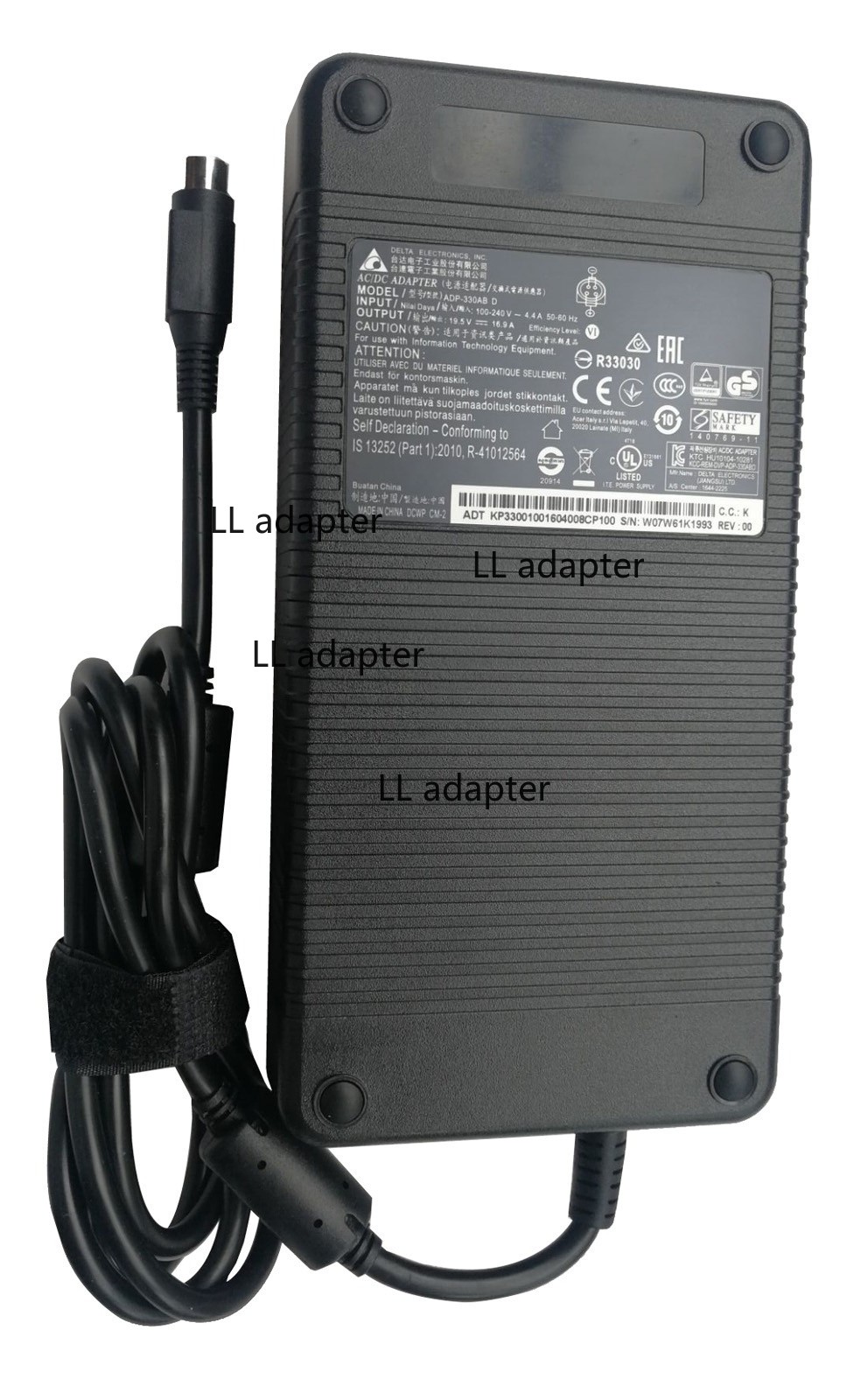 330W AC Adapter Charger For MSI GT83VR GT73VR GT83 GT73VR 7RF-296 ADP-330AB D