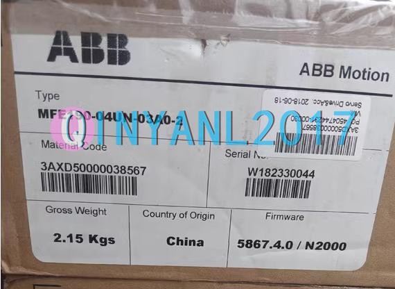 1PC New ABB Servo drives MFE190-04UN-03A0-2 via FedEx or DHL