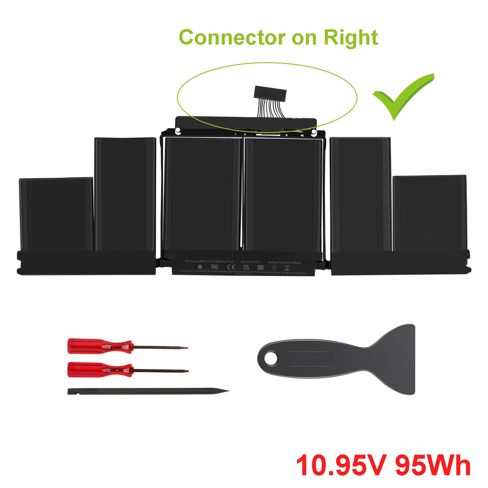 ✅A1417 /A1618 Battery for Macbook Pro 15'' A1398 Retina Early/Late 2013 Mid 2012
