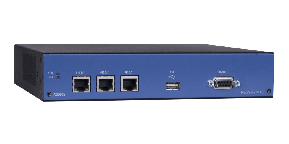 Adtran NetVanta 3140 RM Router Rack-Mountable Black/Blue 1700341F1