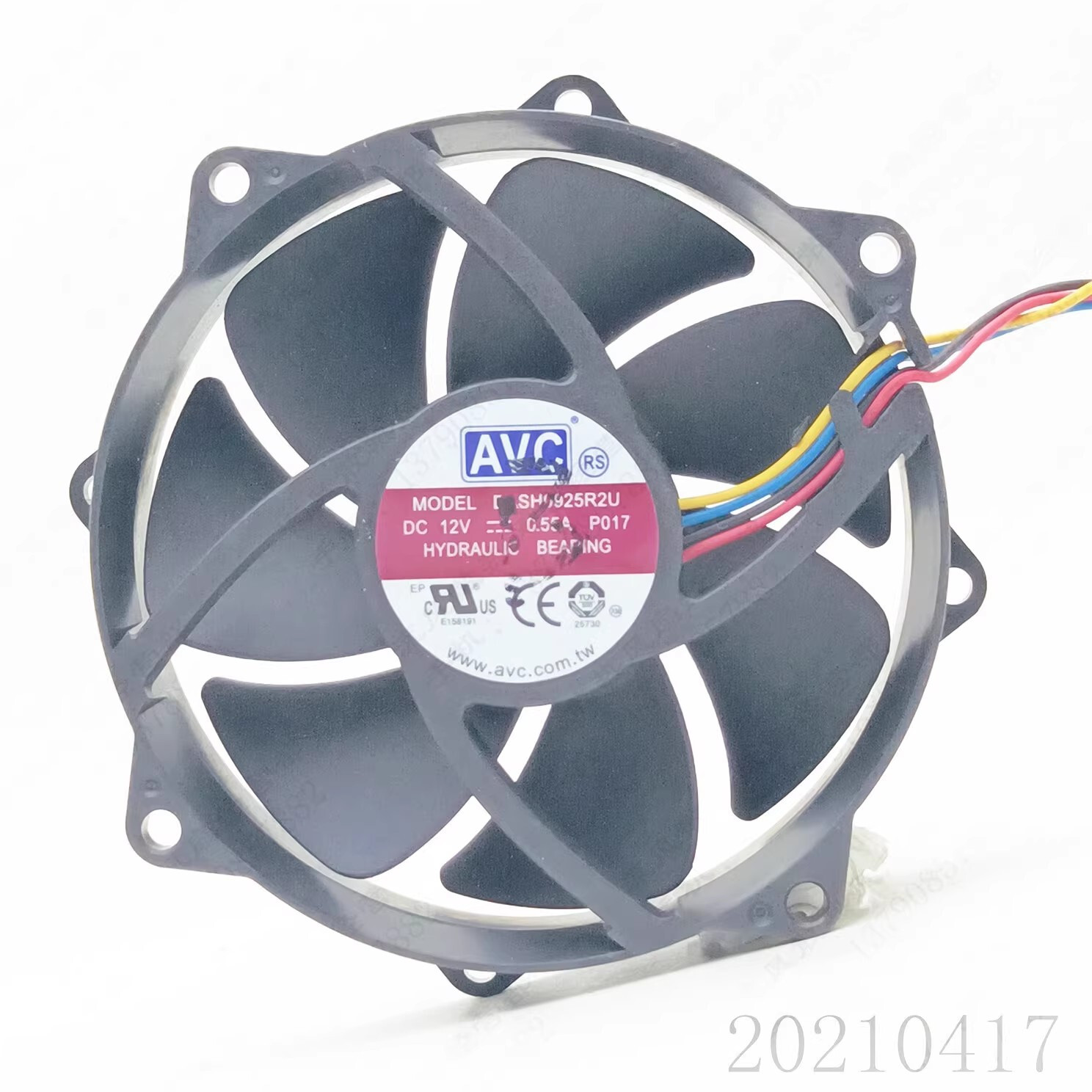 AVC 9025 12V DASH0925R2U 0.55A 4-pin temperature controlled Computer fan