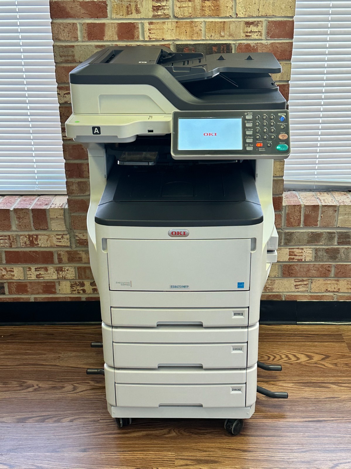 OKI ES8473MFP COLOR LASER COPIER MFP, 3 TRAYS, EXCELLENT CONDITION