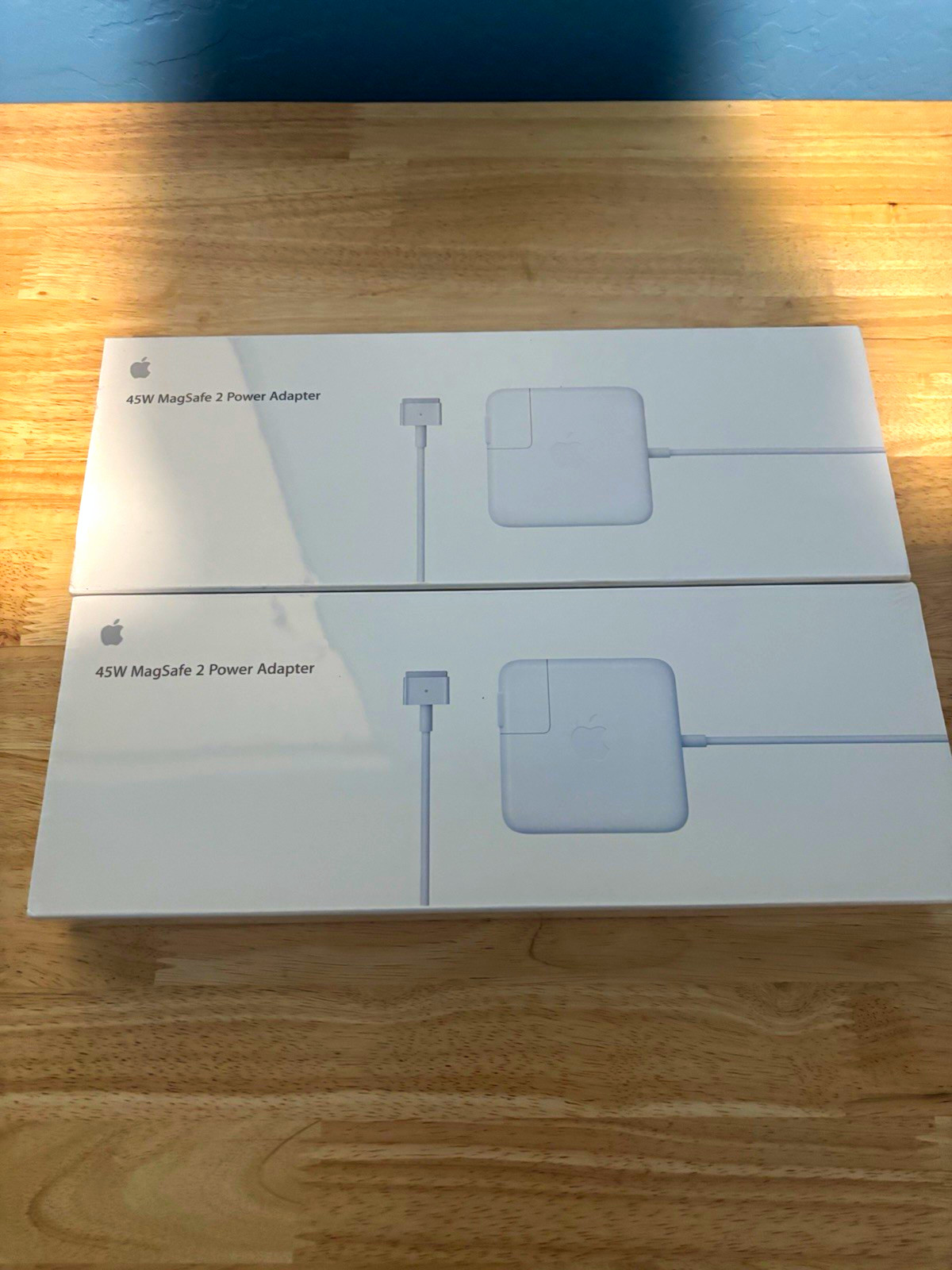 2 SEALED Apple 45W MagSafe 2 Power Adapter for MacBook Air, White (MD592LL/A) 