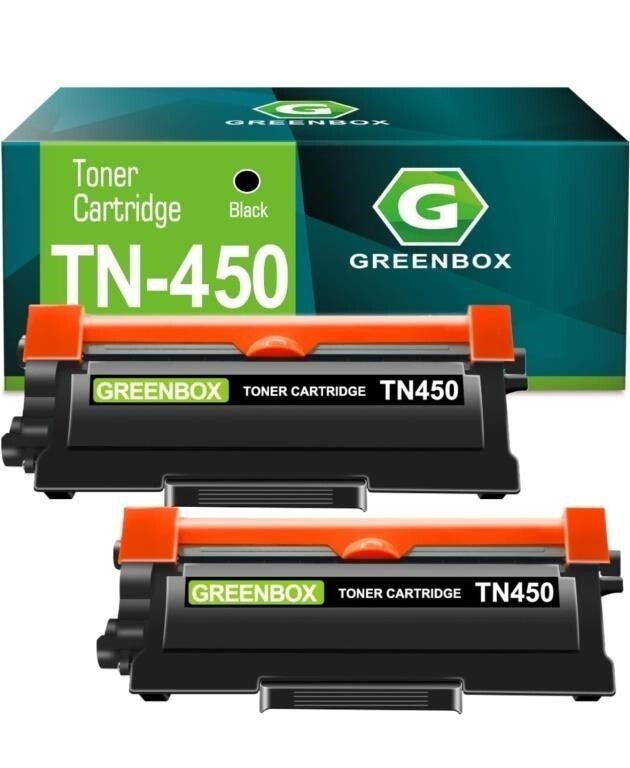 GREENBOX Compatible Toner Cartridge Replacement for Brother TN450 TN-450 TN420