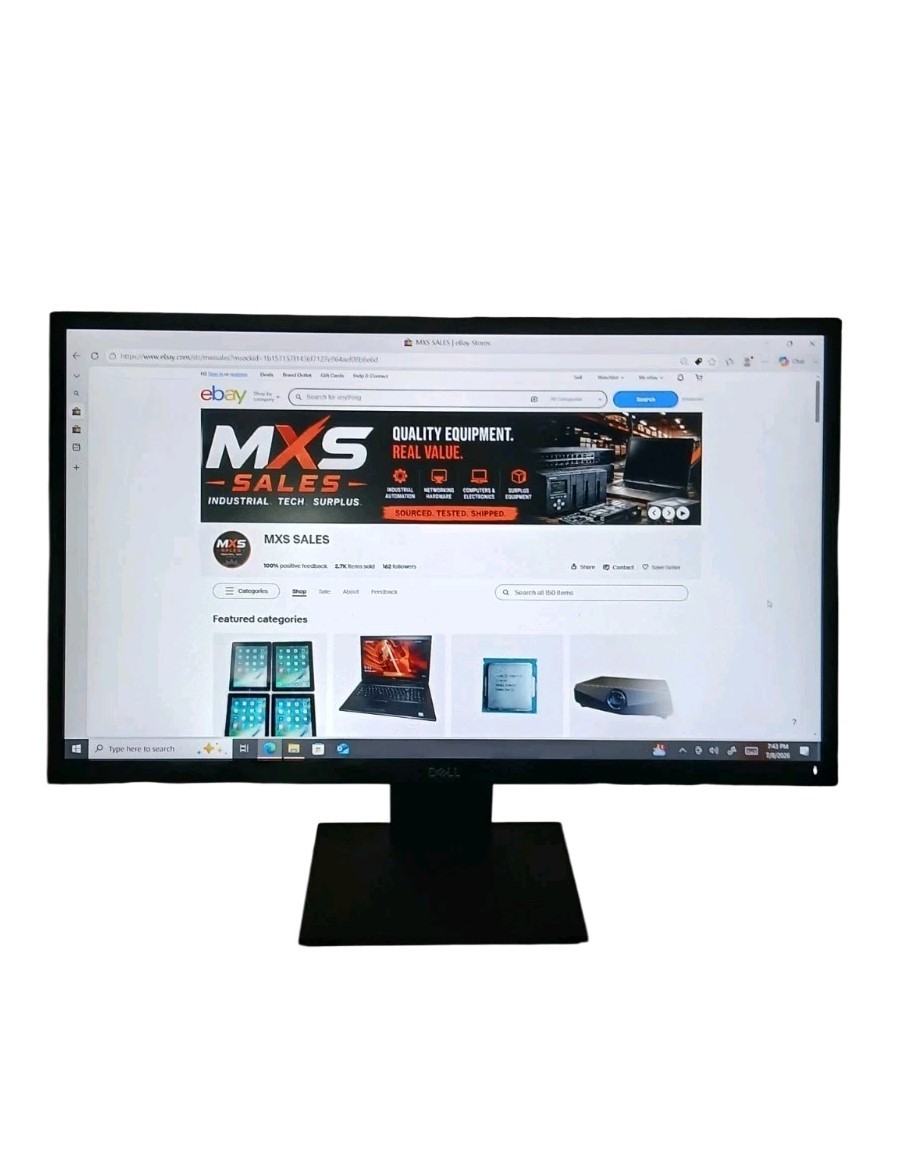 Dell E2420H 24" FHD 1080p IPS LED Monitor w/ Stand DisplayPort VGA Tested