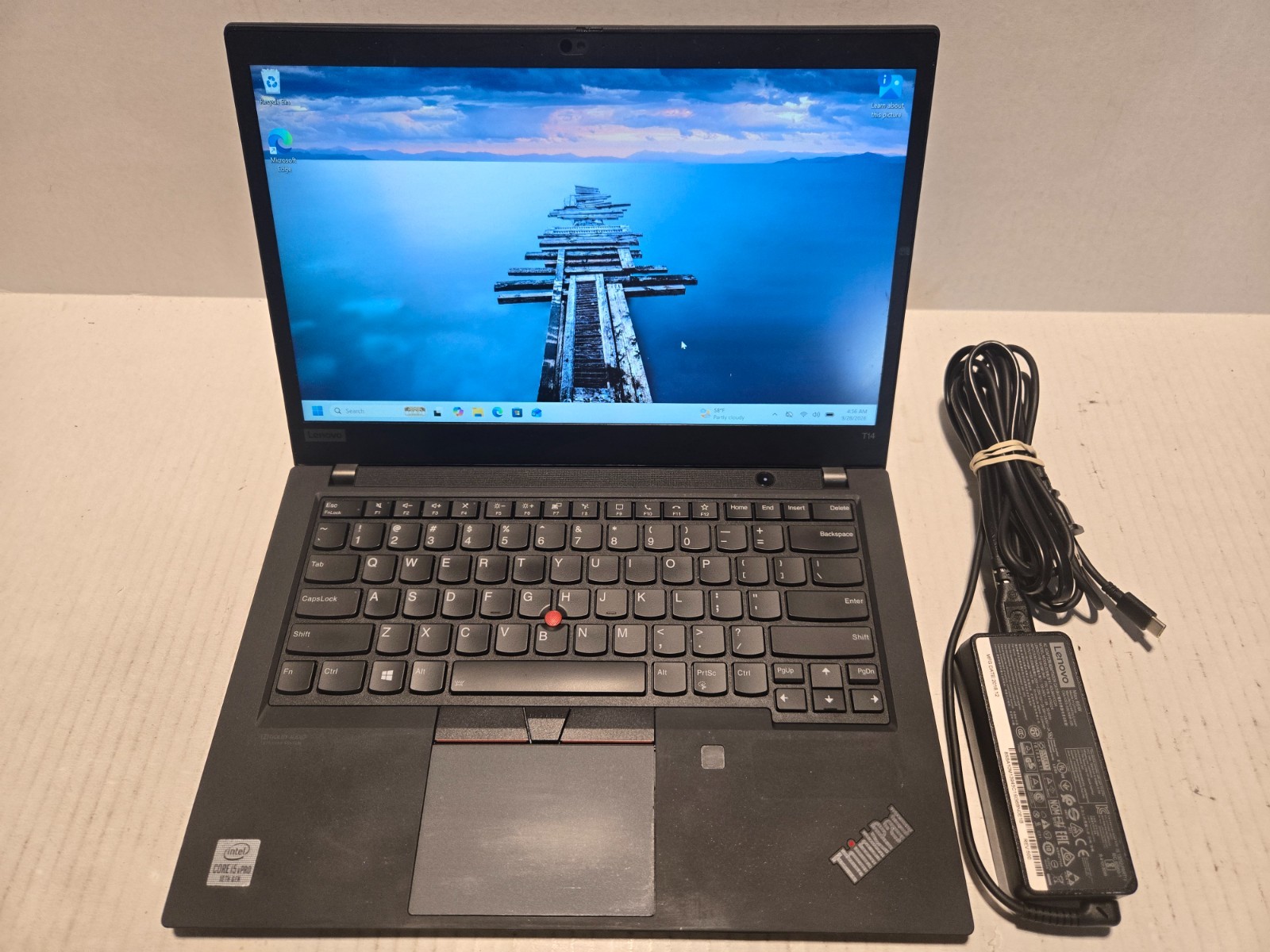 Lenovo ThinkPad T14 14" FHD Laptop Core i5-10310U 16GB 512GB NVMe Win-11 Cam BT