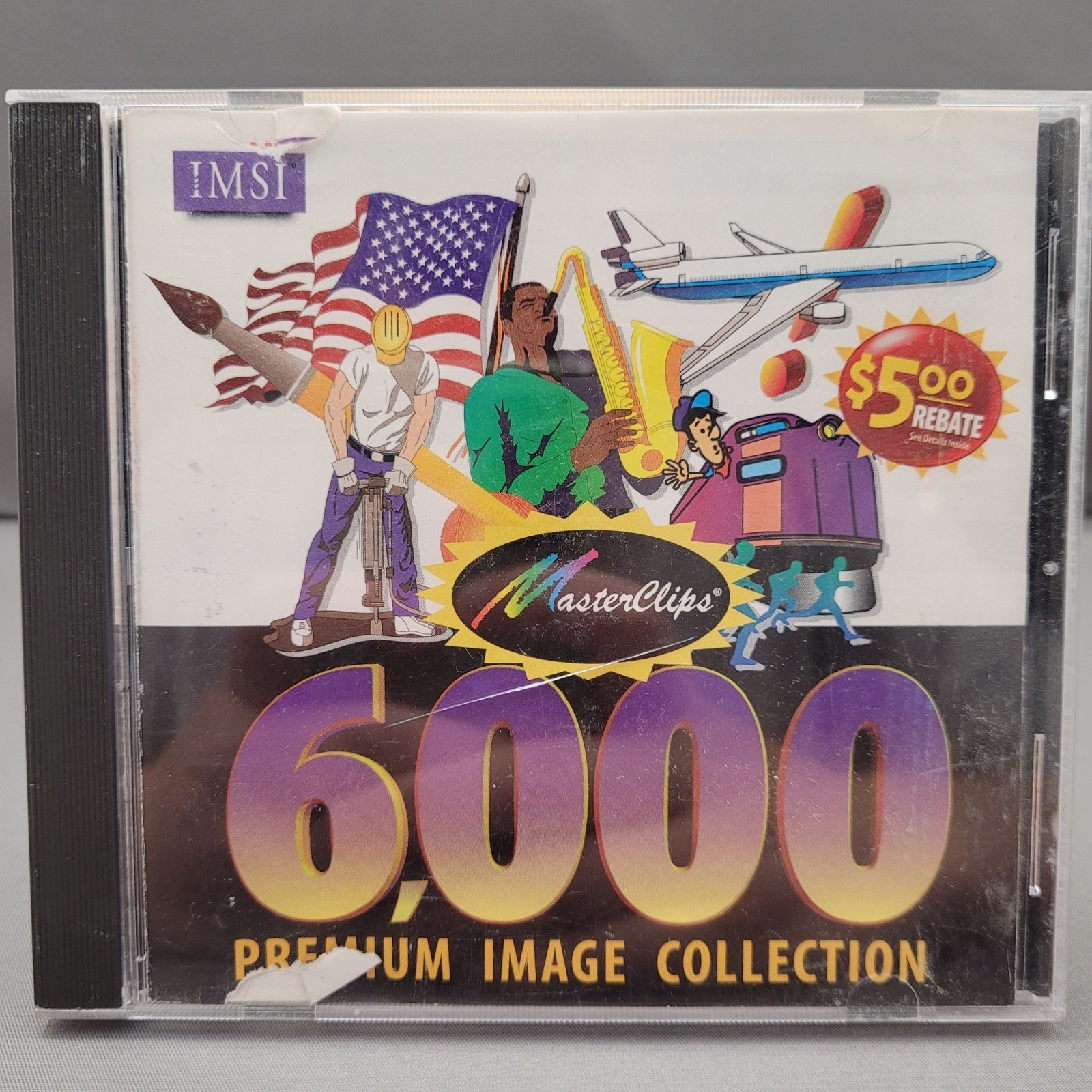 MasterClips 6000 Premium Image Collection by IMSI (CD-ROM, 1997)