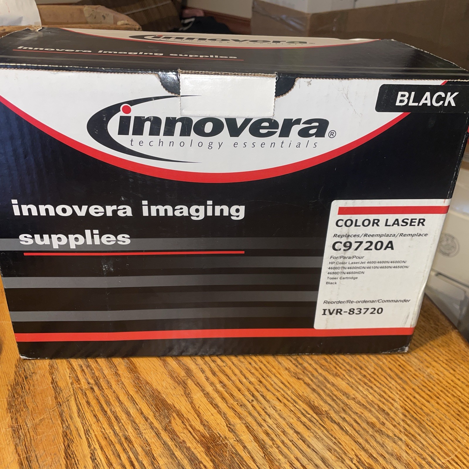 Innovera IVR-83720 HP Compatible C9720A (641A) Black Toner Cartridge Nib Sealed