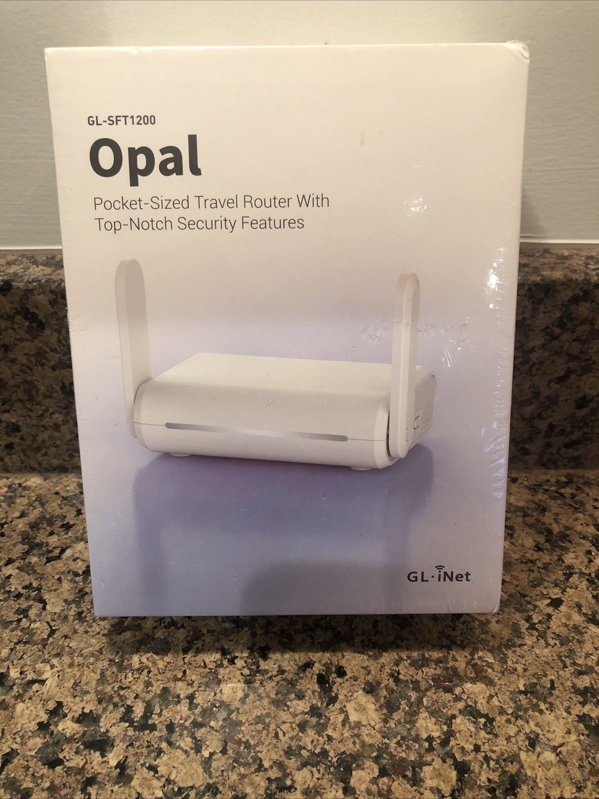 Opal GL-SFT1200 Wireless Travel Router With Top-Notch Security Features White