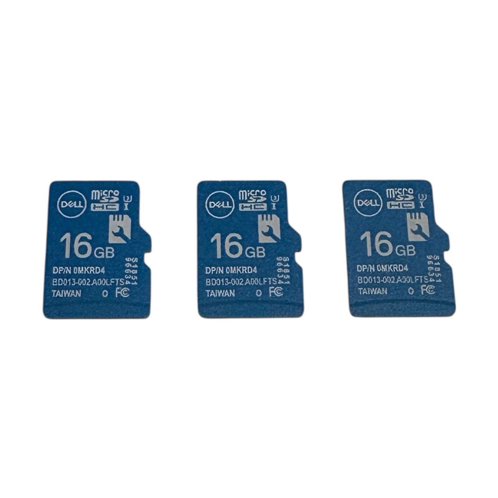 LOT OF (3) DELL 16GB VFLASH MICRO SD CARD / MKRD4