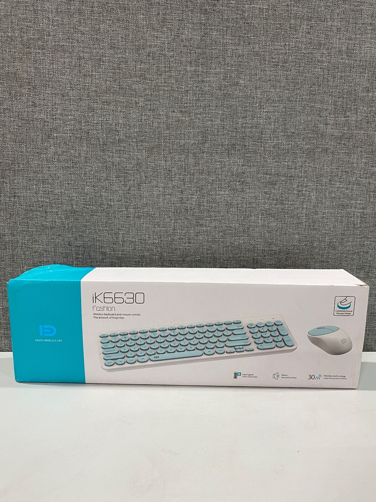 Fashion Wireless Keyboard FD iK6630 2.4GHz Cordless Blue