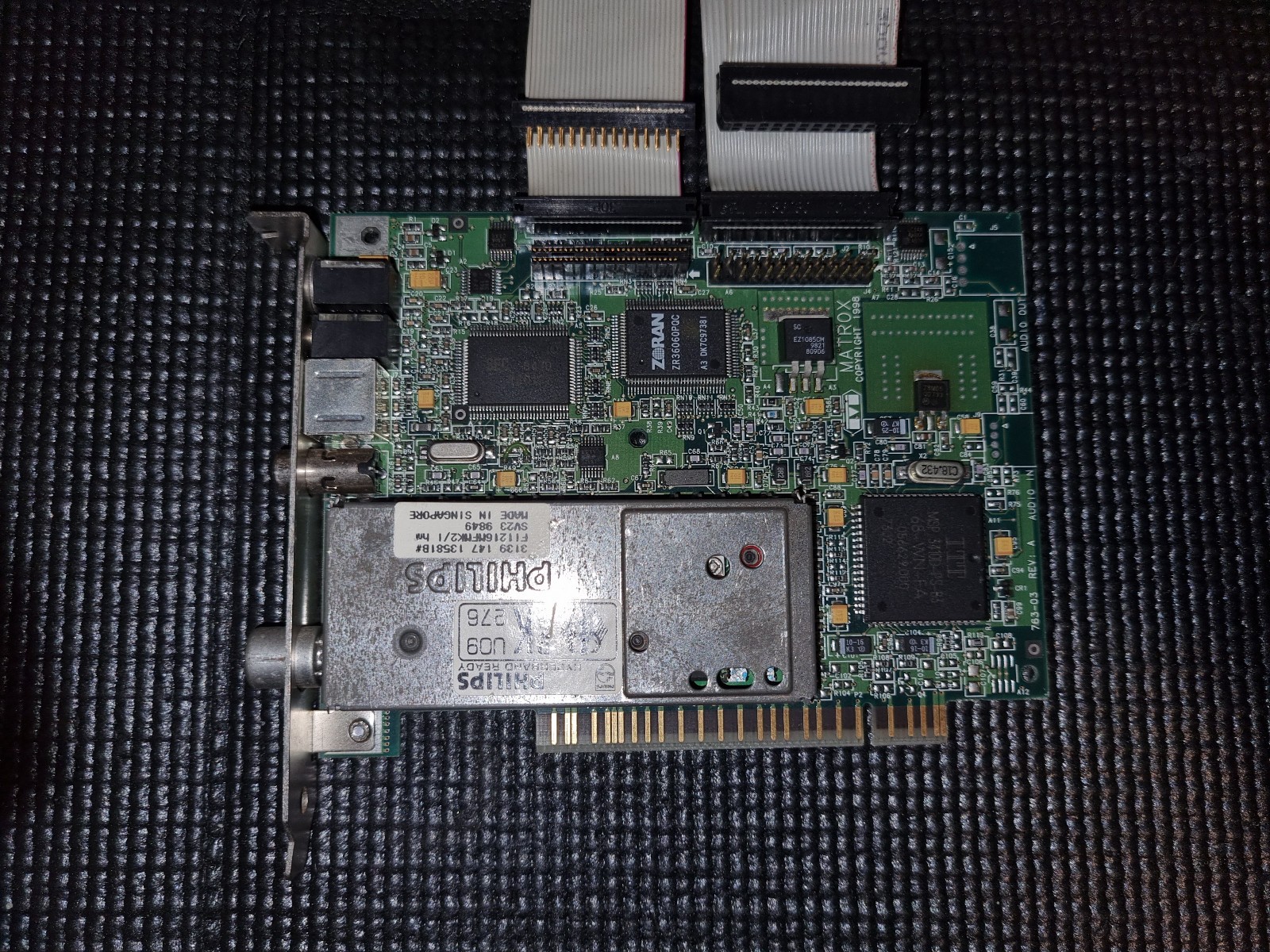 Zoran ZR36060-based MJPEG PCI video capture card - Vintage PC hardware